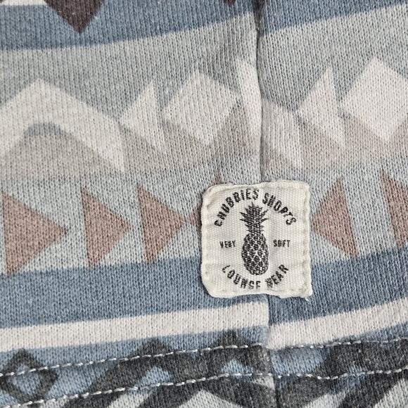 Chubbies Lounge Shorts Mens Small Pineapple Aztec Fleece Drawstring Comfy Short - Picture 5 of 12